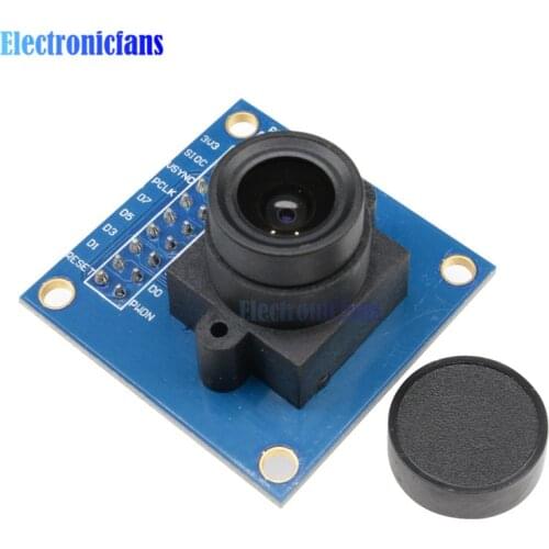 OV7670 300KP Camera Module Supports VGA CIF 640X480 Auto Exposure Control Display Compatible I2C Interface for Arduino DIY KIT