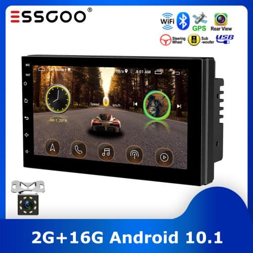 ESSGOO Android 9.1 Car radio 2 Din Multimedia Player autoradio Stereo GPS MAP Bluetooth For Volkswagen Nissan Hyundai Kia toyota