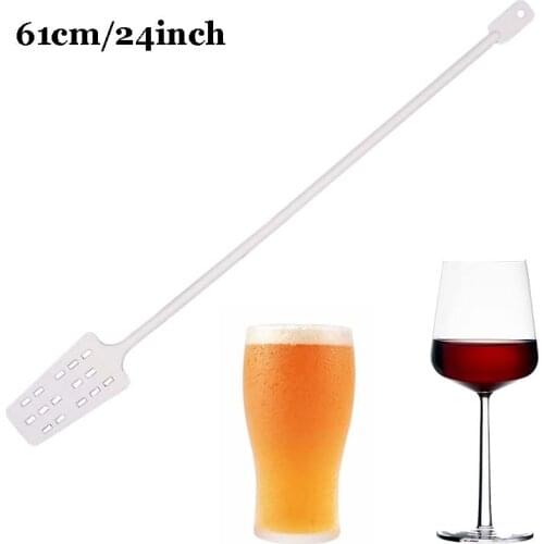 Mash Paddle Plastic - 24 in./61cm Homebrew Paddle Heat Resistant Paddle Beer & Wine Stirrer Paddle