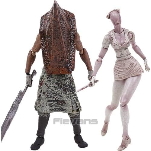 Silent Hill Figma SP-061 Bubble Head Nurse / SP-055 Red Pyramd Thing Action Figure Collectible Model Toy