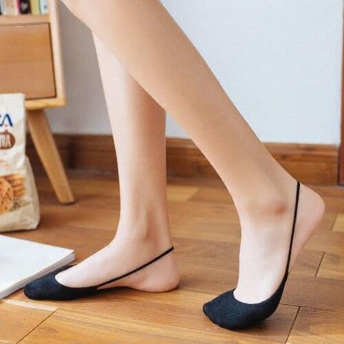 Tufaha 3Pcs Stealth Ship Socks Woman Japanese Fashion High-heeled Socks
