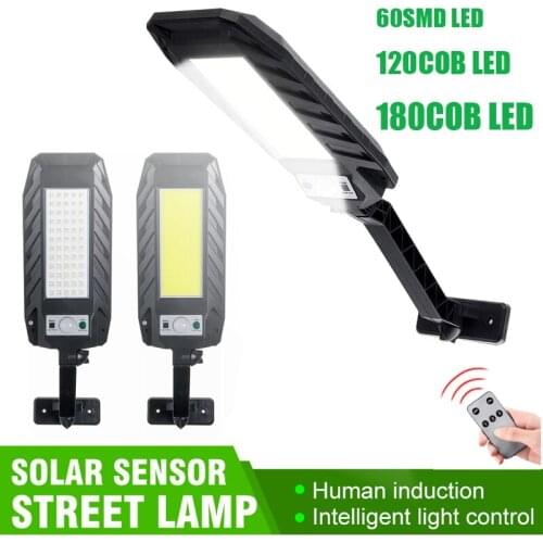 60/120/180 LED Solar Street Lights COB / SMD Motion Sensor Outdoor Security Lighting Nightlight Floodlight Spotlight Wall Lamp