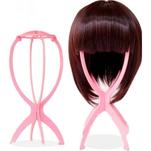 1PC Colorful Ajustable Wig Stands Plastic Hat Display Wig Head Holders 17x36Cm Mannequin Head Wig Stand