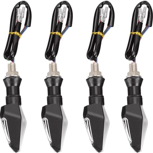 1Pcs Motorcycle Motorbike Smoke 14 LED Turn Signal Amber Lights Lamp Indicators