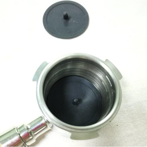 10pcs/set Semi-automatic Coffee Cleaning Pad Blind Filter Bowl Leather Pad Clean Blind Slice 50mm Disk Coffee Maker Parts