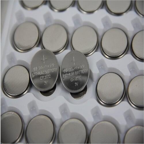 100PCS/lot Hot CR2032 Lithium Li-ion 3V Button Cell Coin Battery BR2032 DL2032 SB-T15 EA2032C ECR2032 L2032 Big Promotion