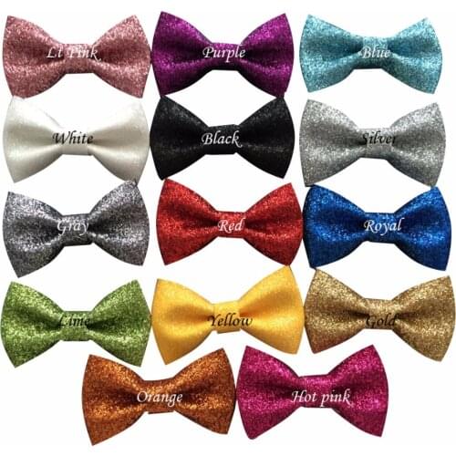 2inch Cute Mini Glitter Bows Baby Hair Bows For Clips Headband Girls Hair Accessory Free shipping 80pcs/lot
