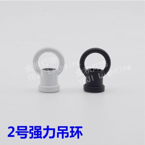No. 2 Strong rings Lantern rings Black and white paint Hook 10mm inner teeth Lighting accessories DIY