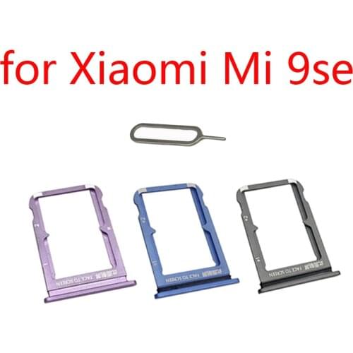 SIM Card Tray Adapter For XIAOMI Mi 9 se 9se Original Mobile Phone Housing New Chip Micro SD SIM Card Holder Slot + Tools