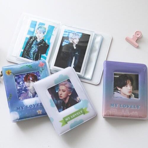 3 Inch Photo Album Book Hollow Out Card Collector for Fujifilm Instax Mini Film Paper Kpop Photocards Holder