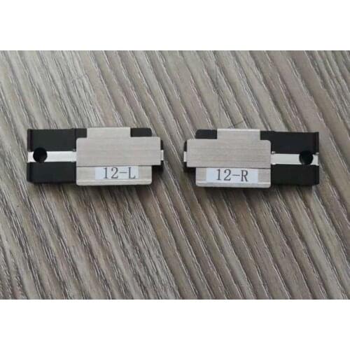 Free Shipping 1pair 12 Core Ribbon Fiber Clamps Fiber Holder for Furukawa Fitel S123C Fusion Splicer