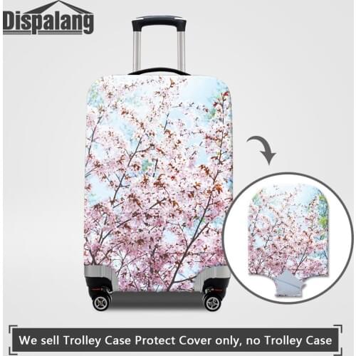 Dispalang Flowers Printed Suitcase Protective Covers Travel Accessories Dustproof Luggage Cover For 18-32 Inch Case For Suitcase
