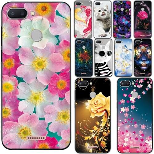 For Redmi 6 Case 5.45 inch Silicone Phone Cover For Redmi 6 Redmi6 Soft TPU Shockproof Case For Xiaomi Redmi 6 Cool Fashion Capa