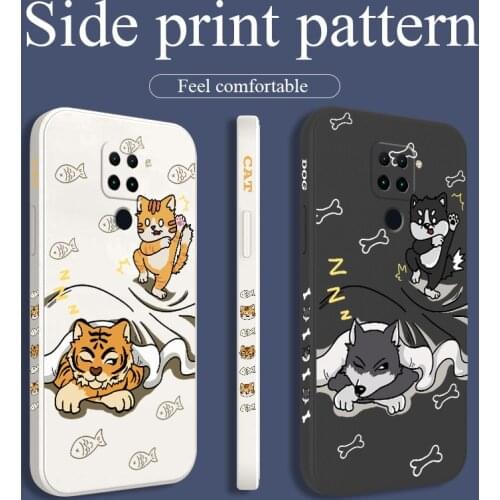 Funny Wolf Phone Case For Xiaomi Redmi Note 10 10S 9T 9 8 7 Pro MAX Redmi 9 9A K40 K40pro K30 K20 Liquid Silicone Cover