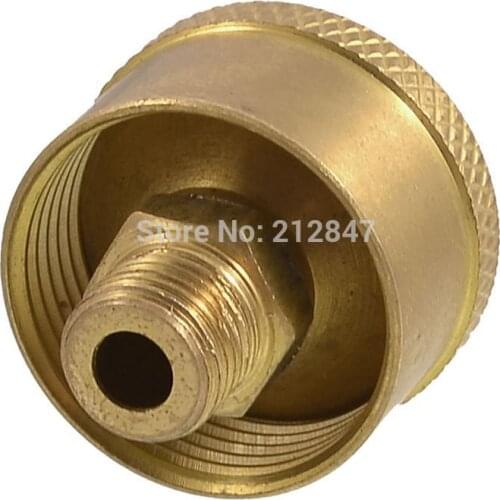 Machine Parts 1/8" NPT Thread Grease Oil Cup Cap Gold Tone
