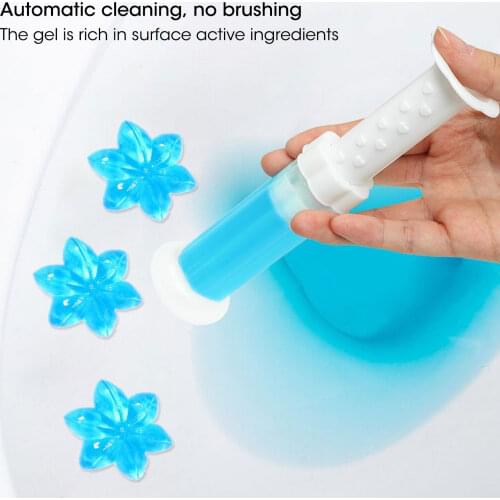 Flower Aromatic Toilet Gel Toilet Deodorant Cleaner Toilet Fragrance Remove Odors Household Cleaning Chemicals Toilet Cleaner