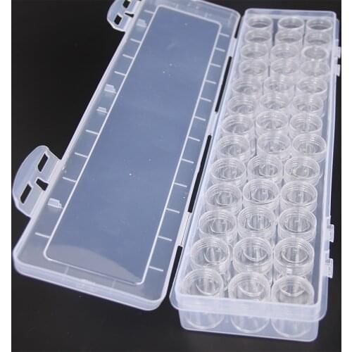 28/39/60 Bottles Diamond Painting Tools Accessories Storage Box Beads Container Diamond Embroidery Stone Mosaic Convenience Box
