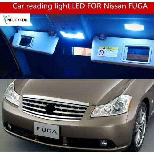 FOR Nissan FUGA 2005-2007 Interior Reading Light LED Atmosphere Light Roof Atmosphere Light Modification 12V 6000K 10PCS