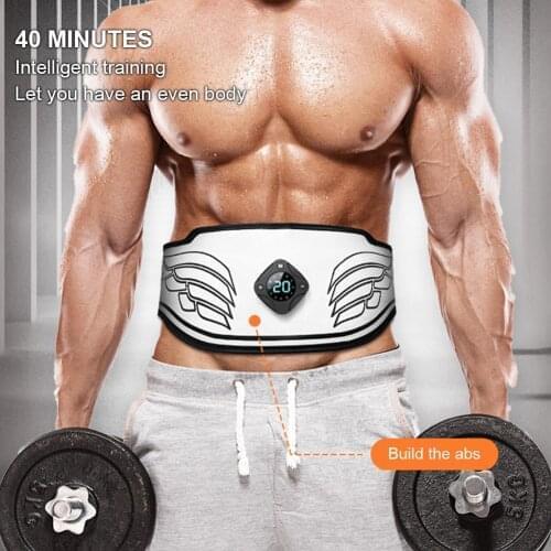 EMS Man And Woman Electronic Abdominal Slimming Belt，Electronic Toning Training Belt Stimulator Trainer Waist Trimmer Trainner