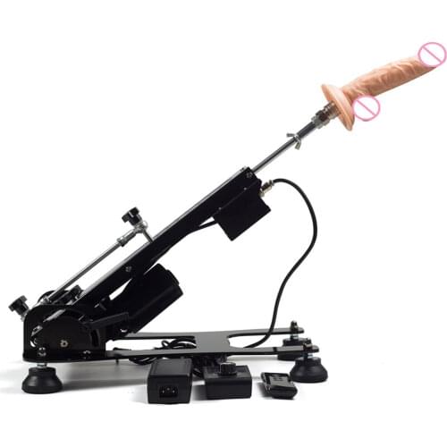 FREDORCH Quiet Sex Machine For Woman Automatic Vibrator Pumping Gun with 1 Dildo Masturbation Love Machine Sex Toys for Adults