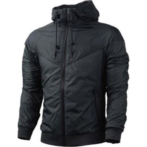 Autumn Winter Men Jacket Coat Fashion Patchwork Tracksuit Windbreaker Fitness Running Climbing Casual Sportwear Man Clothing