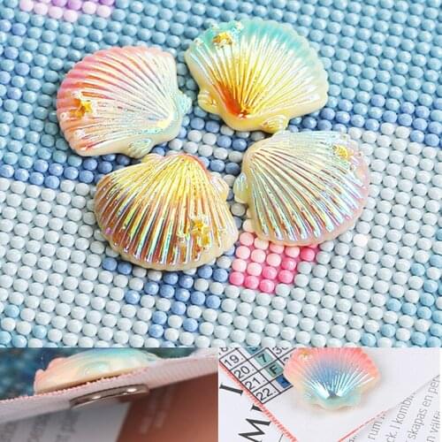 Multifunctionele Glitter Shell Diamant Schilderen Cover Houder Magneet Cover Oppassers Magneet Diamant Diy Ambachten Accessoires