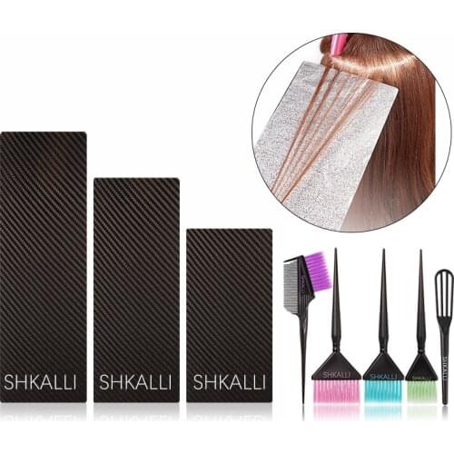 Hairdresser Dyeing Tool Set Highlighting Aluminum Foil Board Hair Salon Tool Accessories 3-Piece Set