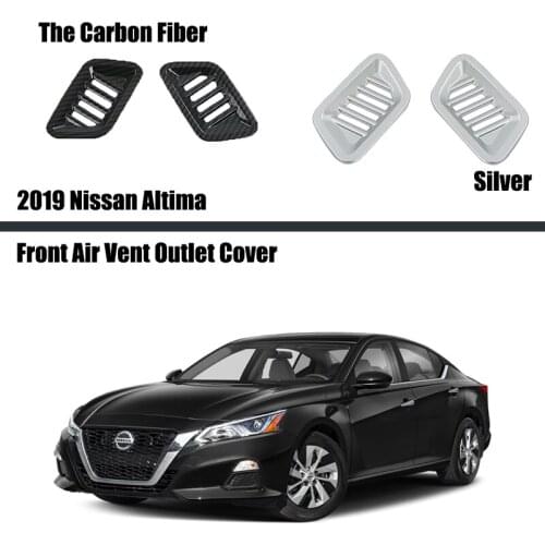 For Nissan Altima 2019 2020 Car Front Dashboard Air Vent Outlet Trim Cover Accessories Auto Styling Parts