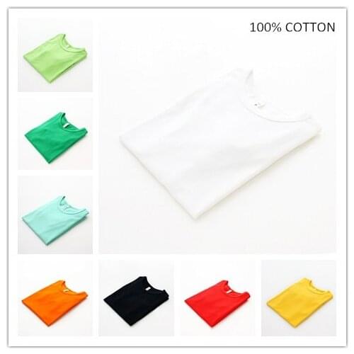 2-11 Years Baby Boy Girl T-shirt Teenager Tee Shirts for Children Girl Blouse Sale T Shirt 100% Cotton Kids Autumn Clothes