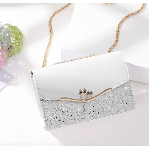 Luxury Womens Handbags Chain Messenger Bag 2021 New High Quality PU Leather Shoulder Crossbody Bags Fashion Womens Bag