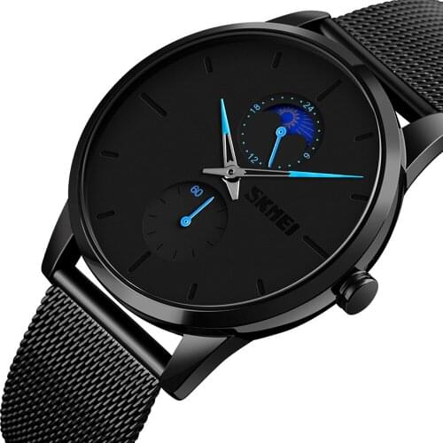 SKMEI 9208 Simple Man Business Watches Fashion Men Quartz Watch 3Bar Waterproof Male Wristwatch Relogio Masculino