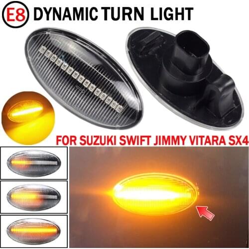LED Dynamic Side Marker Light Signal Blinker For Suzuki Swift MZ EZ FZ Vitara Jimny Splash Grand APV Arena Alto SX4 S-Cross XL7
