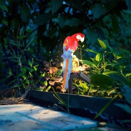 Outdoor Solar Lamp LED Parrot Garden Light decoration Waterproof Lawn Landscape Solar Garden Light Outdoors Solar Lamp