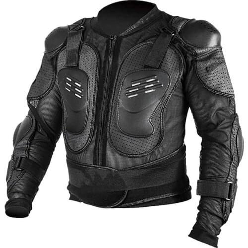 Motorcycle Riding Armor Clothing Protector Off Road Moto Bike Leather Jacket