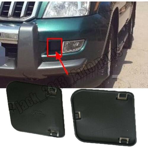 1Pair Front Bumper Fog Light Side Cover Hoods for Toyota Land Cruiser Prado 2003-2009