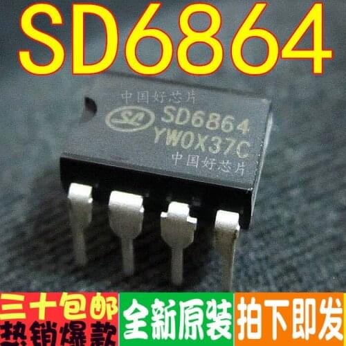100% New&original SD6864 DIP-8