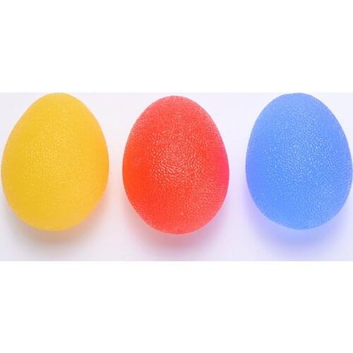 3pcs Silicone Grip Squeeze Ball Portable Fitness Elastic Equipment Strength Injury Rehab & Stress Relief Gripper