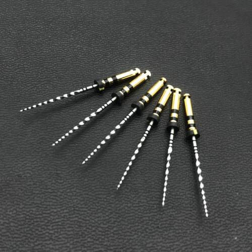 6 pcs/box Universal Dental Engine Use NiTi Super Rotary File 25mm F4 Machine Taper Dentist Tool