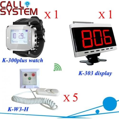 Hospital paging system Health Center Panel+ 1 Smart Watch + 5 Nurse call button