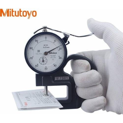 Dial Thickness Gauge 0-10mm 7321 7301 7327 Thickness Meter Tester for Leather Jewelry Pearl Measuring Tools