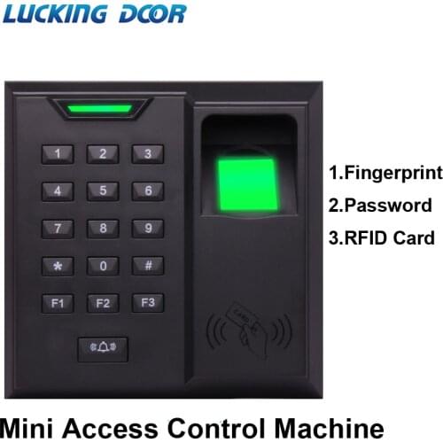Digital fingerprint 125Khz RFID Access Control Time attendance password lock fingerprint lock integrated machine key 500 user