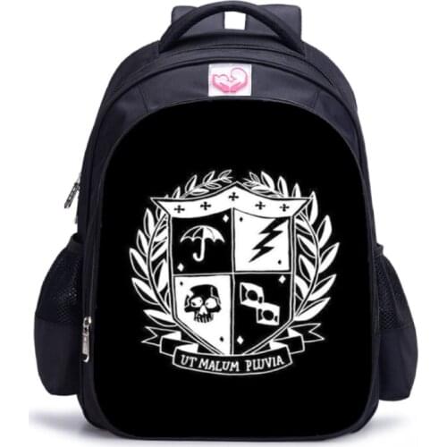 16 Inch The Umbrella Academy Children School Bags Orthopedic Backpack Kids School Boys Girls Mochila Infantil Catoon Bag