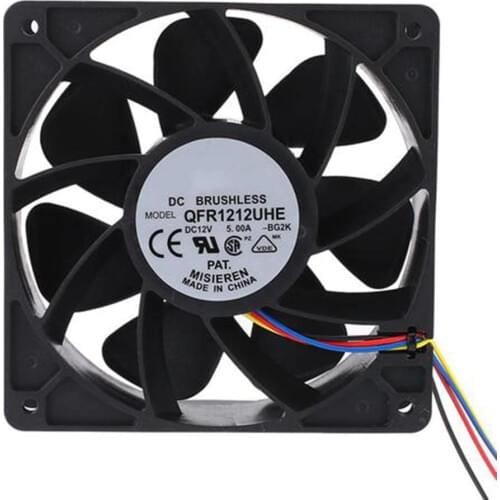 FX-7500RPM 5A 4Pin Cooling Fan Mining Heat Cooler for Antminer Bitmain S7 S9