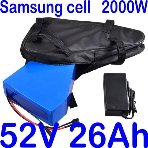 52V1000W 2000W Electric Scooter Battery 52V 30AH Lithium Ebike Battery 52V 30AH Electric Bike Battery use samsung/panasonic cell