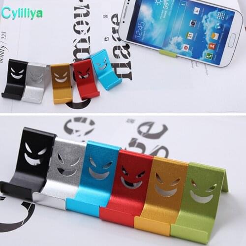 Cute Portable Metal Stand Holder For Cellphone iPhone 6 Colors 1000pcs/lot