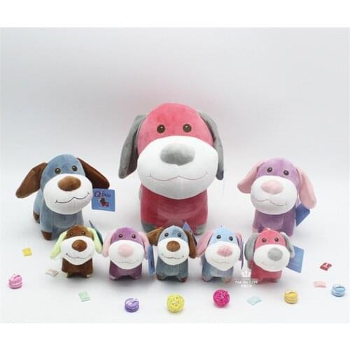 Fashion 1pc Lovely Stuffed Dog With Scarf Soft Cute Animal Cartoon Teddy Dog Plush Toys Doll For Kids Baby Best Children Gift