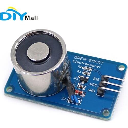 Electromagnet Sensor Module for Arduino DC5V for OPEN-SMART Holding Electric Magnet Lifting 10N Solenoid Sucker