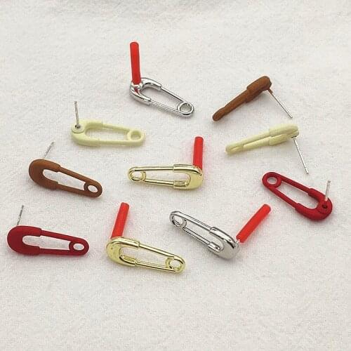 New Arrival!8x20mm 100pcs Zinc Alloy Oval Shape Ear Stud Connector For Handmade Earrings DIY Parts,Jewelry Findings & Components