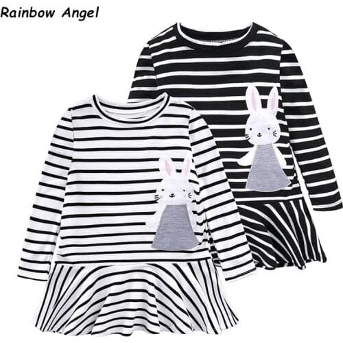 Rainbow Angel Warm Dresses For Girls