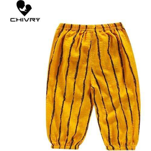 New 2020 Summer Baby Girls Fashion Print Anti-mosquito Bloomers Pants Infant Kids Boys Harem Pants Casual Breathable Trousers